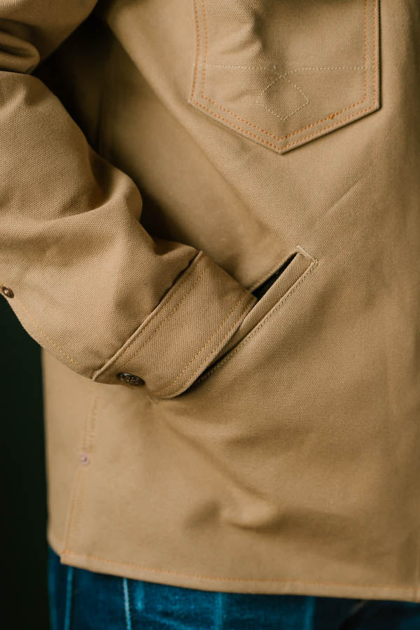 Fargo Rider Jacket - Smithson Canvas, Stripe Lining