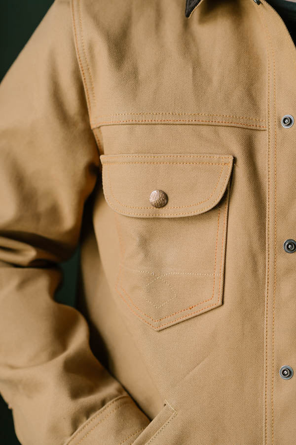 Fargo Rider Jacket - Smithson Canvas, Stripe Lining