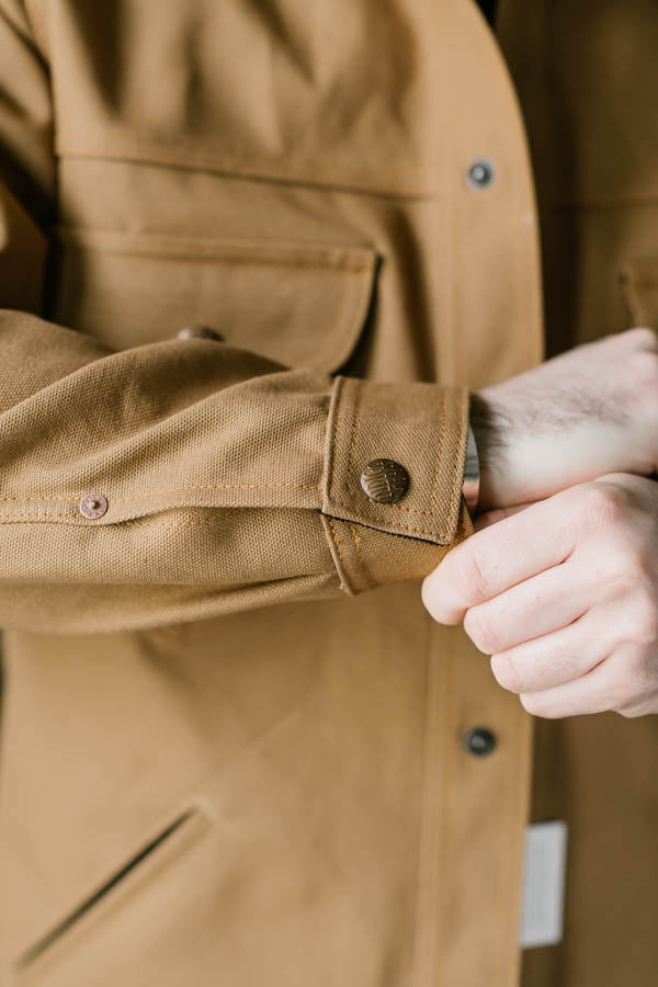 Fargo Rider Jacket - Smithson Canvas, Stripe Lining