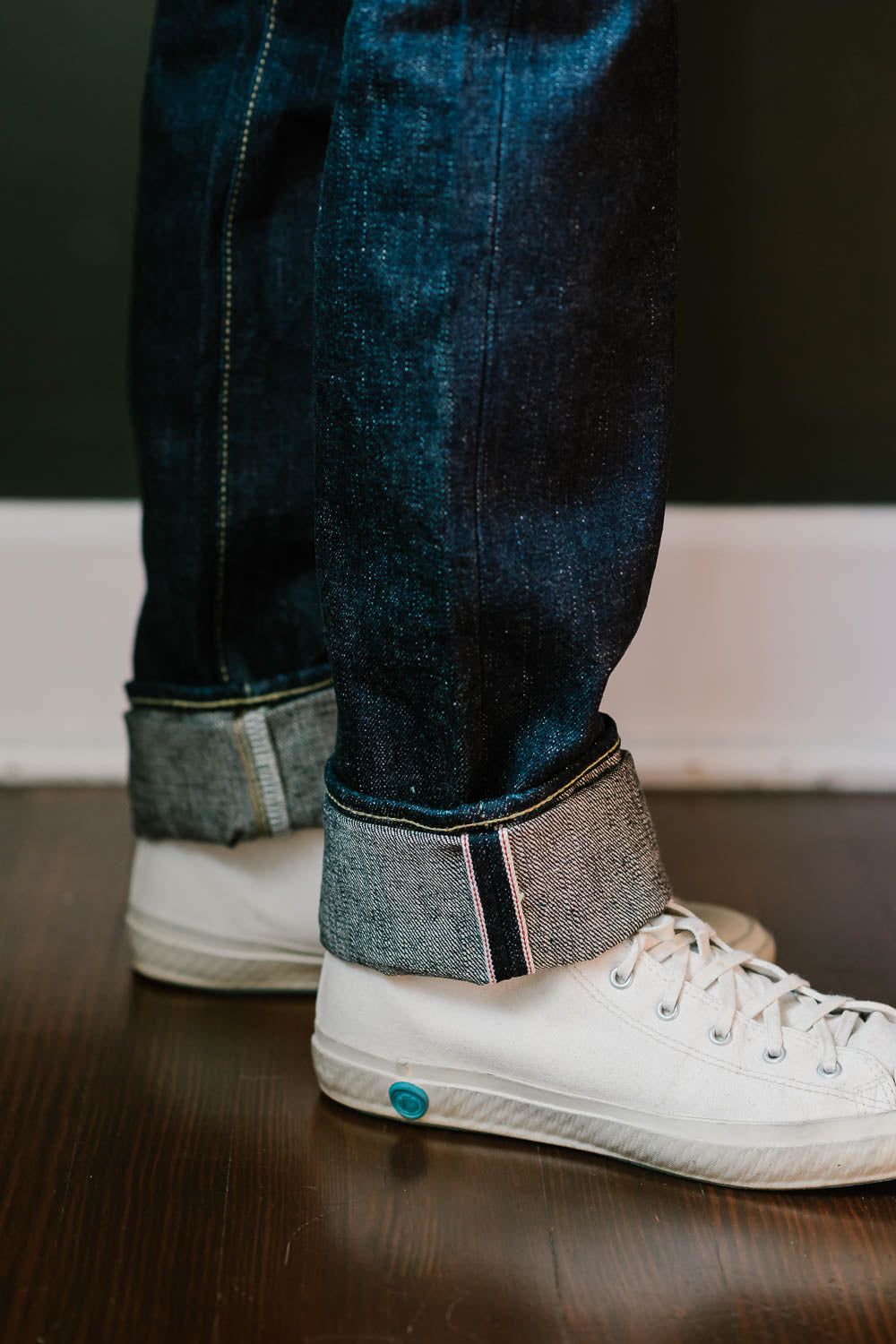 IH-777S-18 - 18oz Vintage Selvedge Denim Slim Tapered Cut Jeans - Indi |  Dant