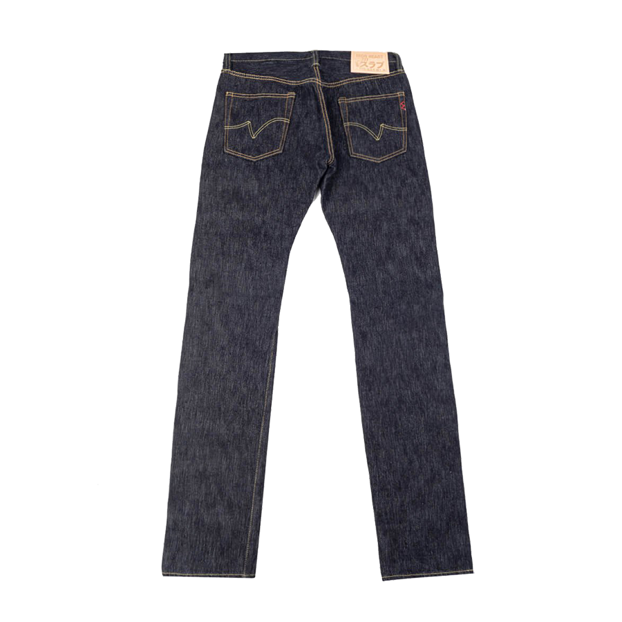 IH-777S-SLB - 16oz Slubby Selvedge Denim Slim Tapered Cut Jeans - Indigo
