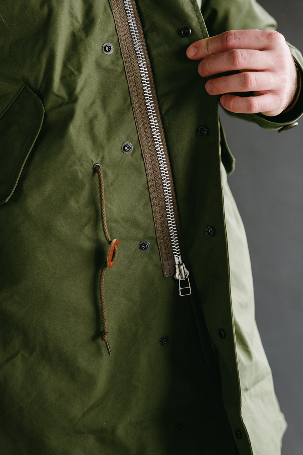 IHM-38-OLV - 5oz Quilted Lining M-51 Type Field Coat - Olive