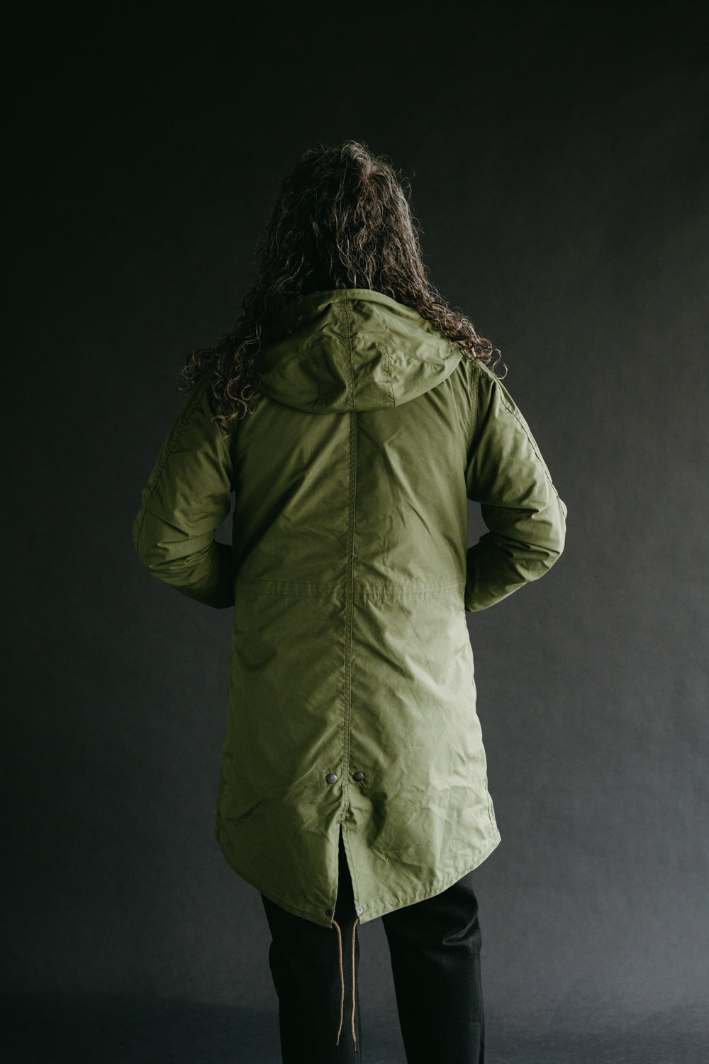 IHM-38-OLV - 5oz Quilted Lining M-51 Type Field Coat - Olive