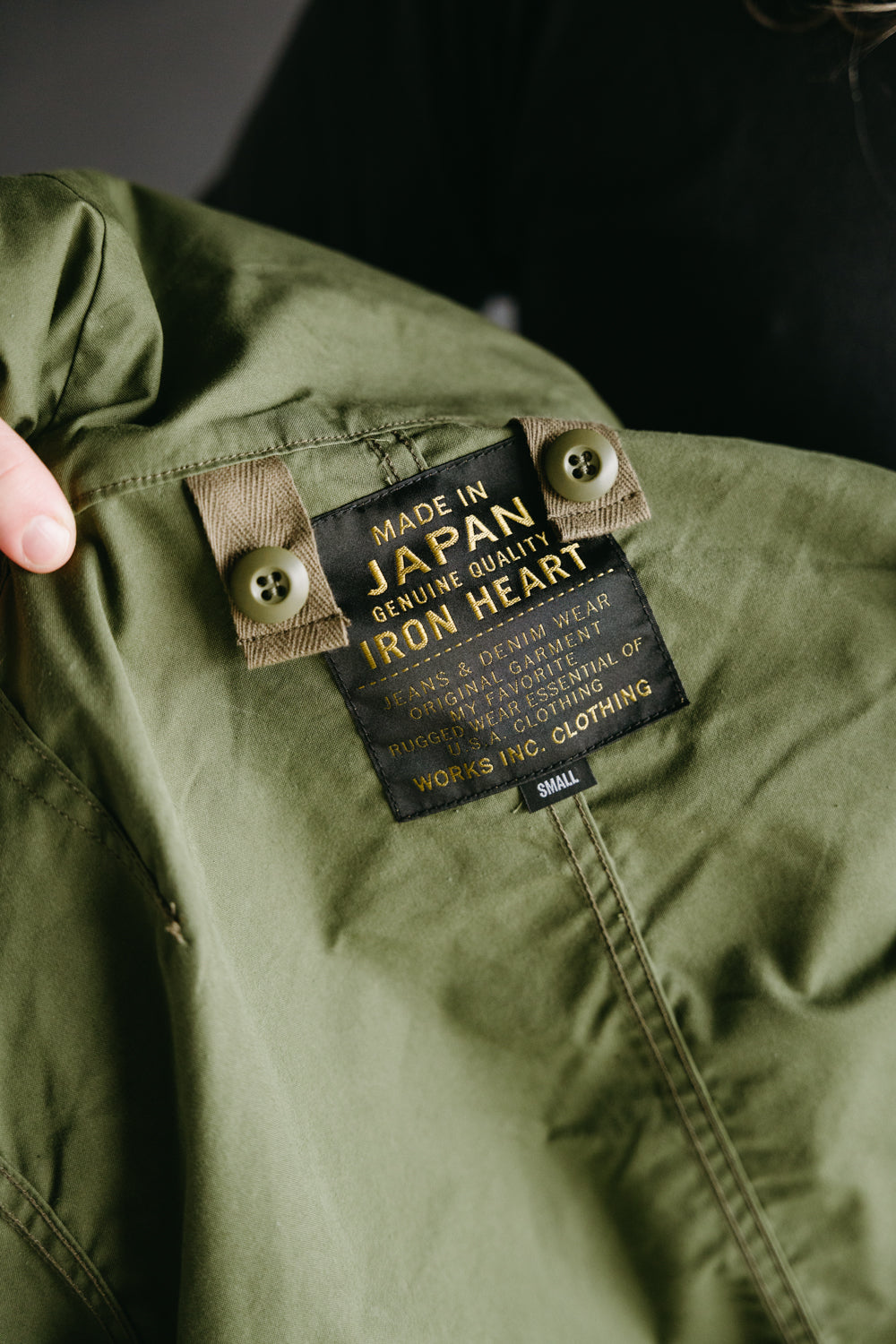 IHM-38-OLV - 5oz Quilted Lining M-51 Type Field Coat - Olive