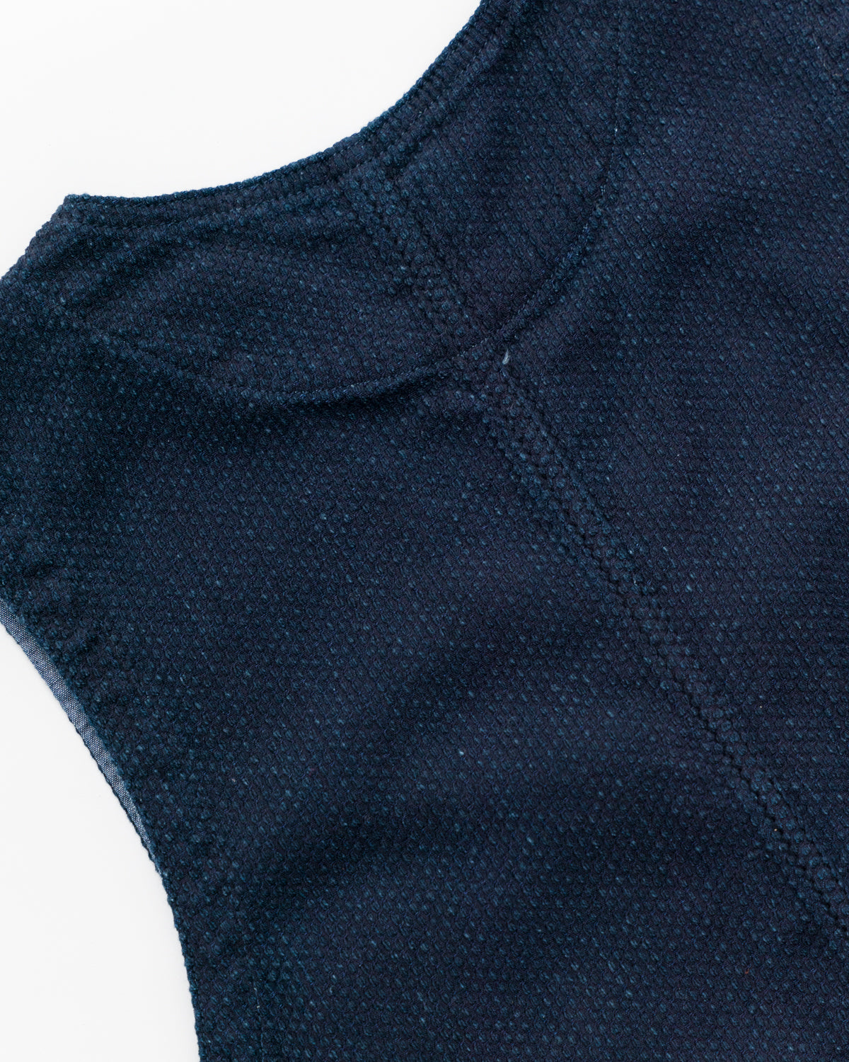 04-062 - Sashiko Hunting Vest - Indigo