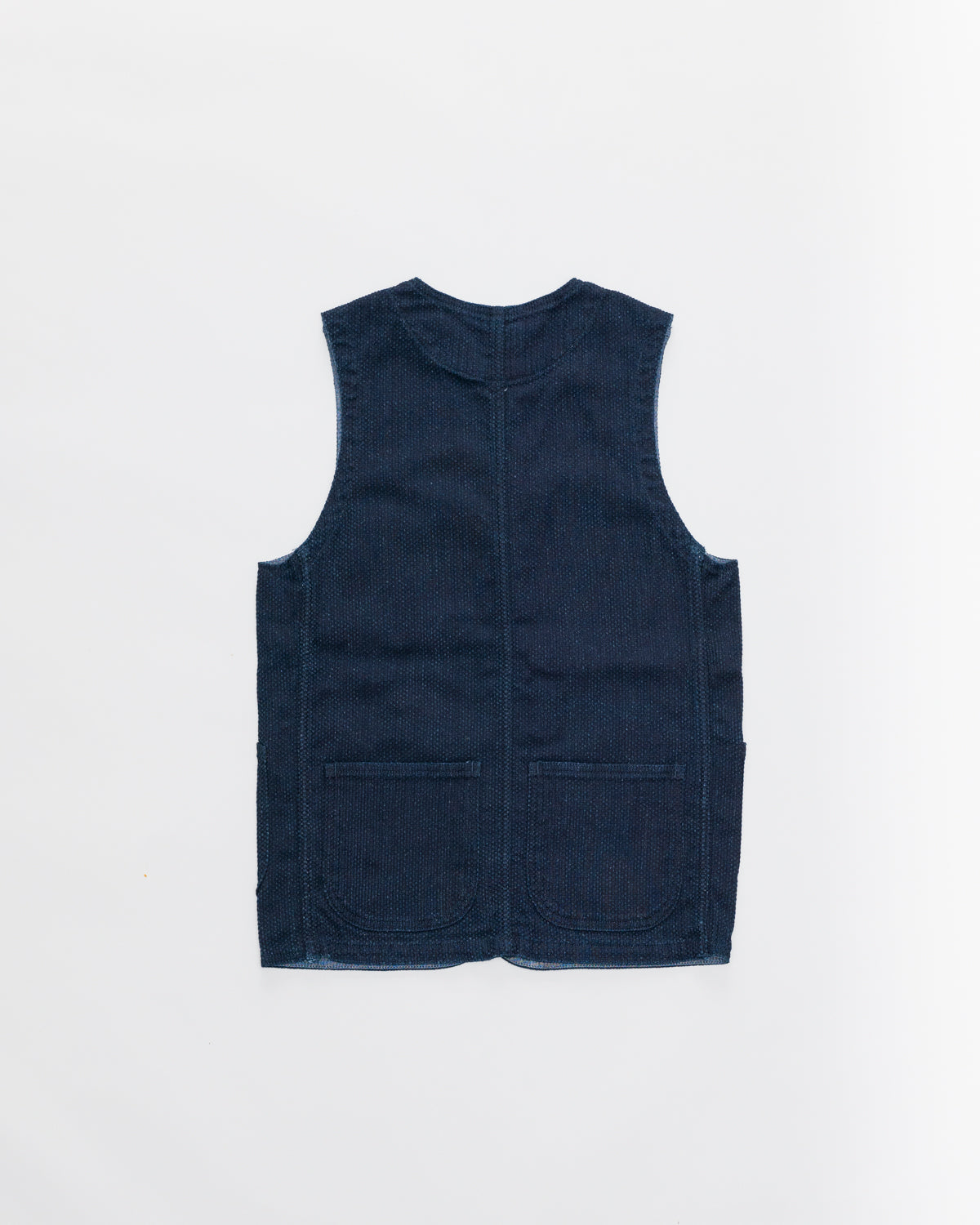 04-062 - Sashiko Hunting Vest - Indigo | Dant