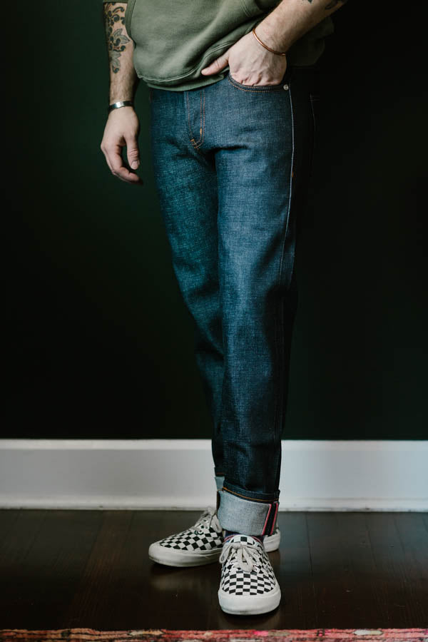 14.5oz - Dirty Fade Indigo Selvedge - Super Guy