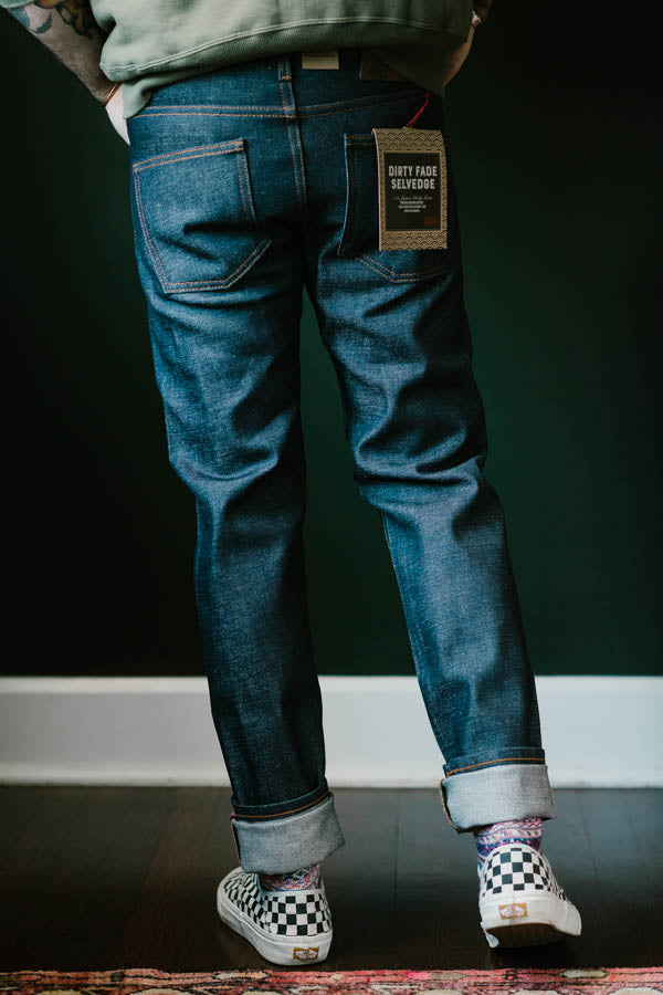 14.5oz - Dirty Fade Indigo Selvedge - Super Guy