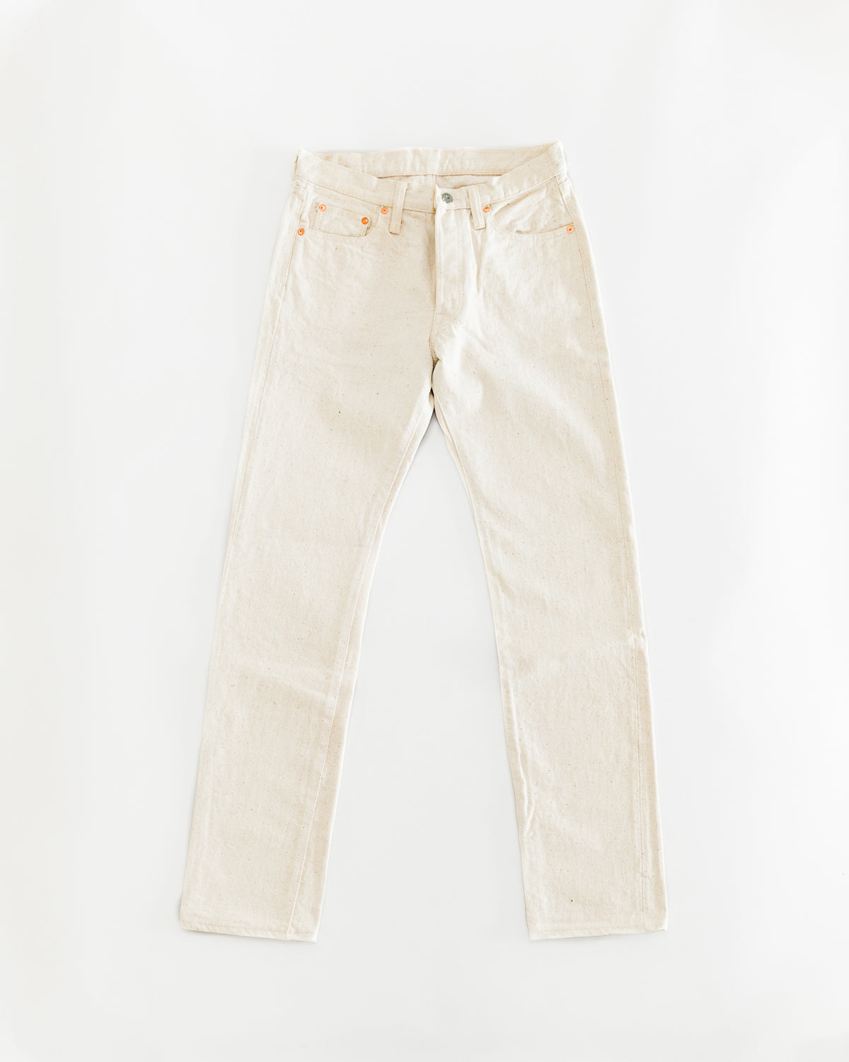 S710SC-KI - 18oz Ecru Selvedge Jeans - Slim Tapered
